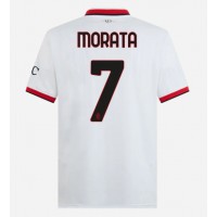 Billiga AC Milan Alvaro Morata #7 Borta fotbollskläder 2024-25 Kortärmad